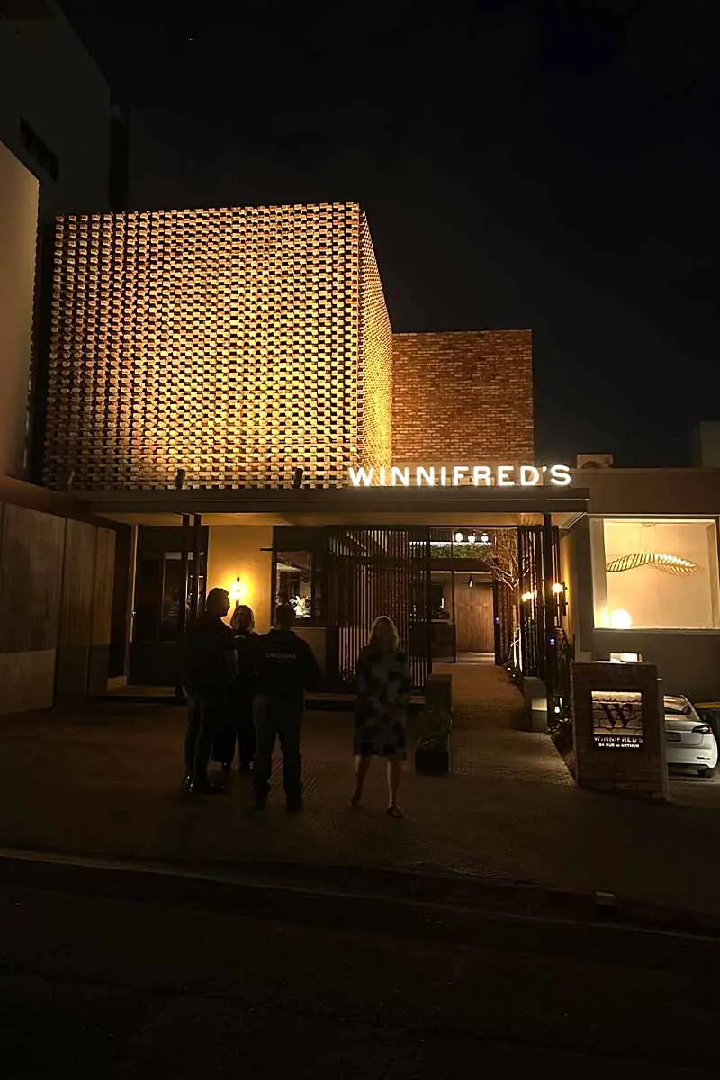 winnifred's champagne bar