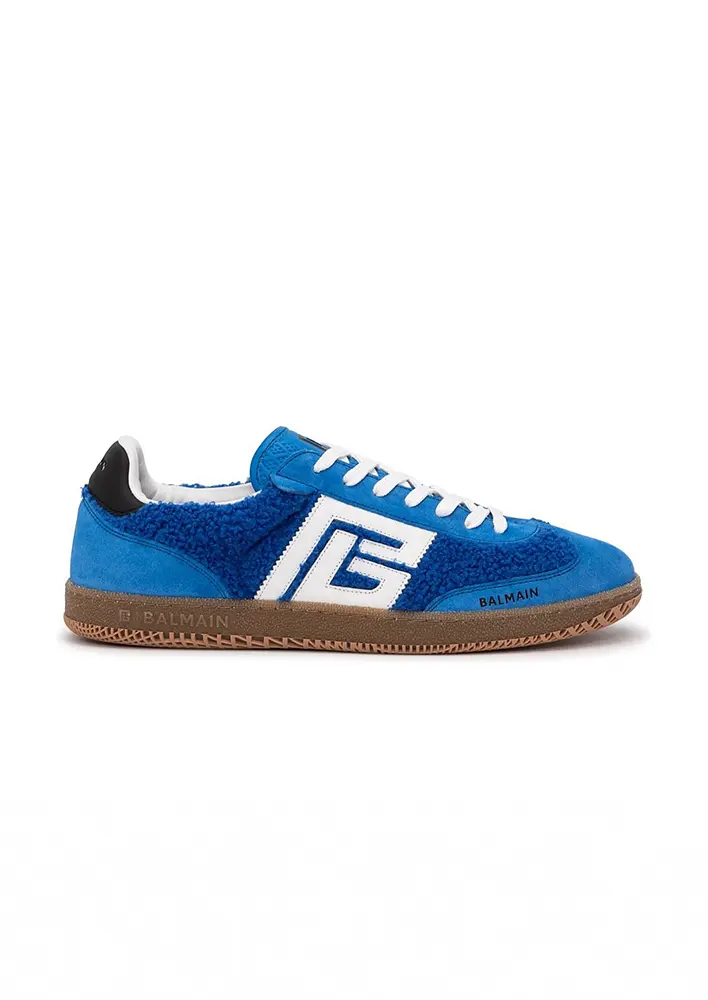 Balmain Swan Sneaker Calfskin Trainers
