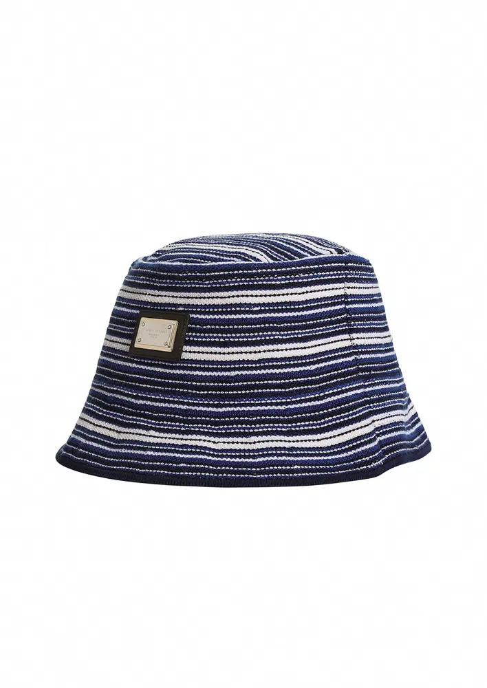 Dolce & Gabbana Knit Honeycomb Bucket Hat
