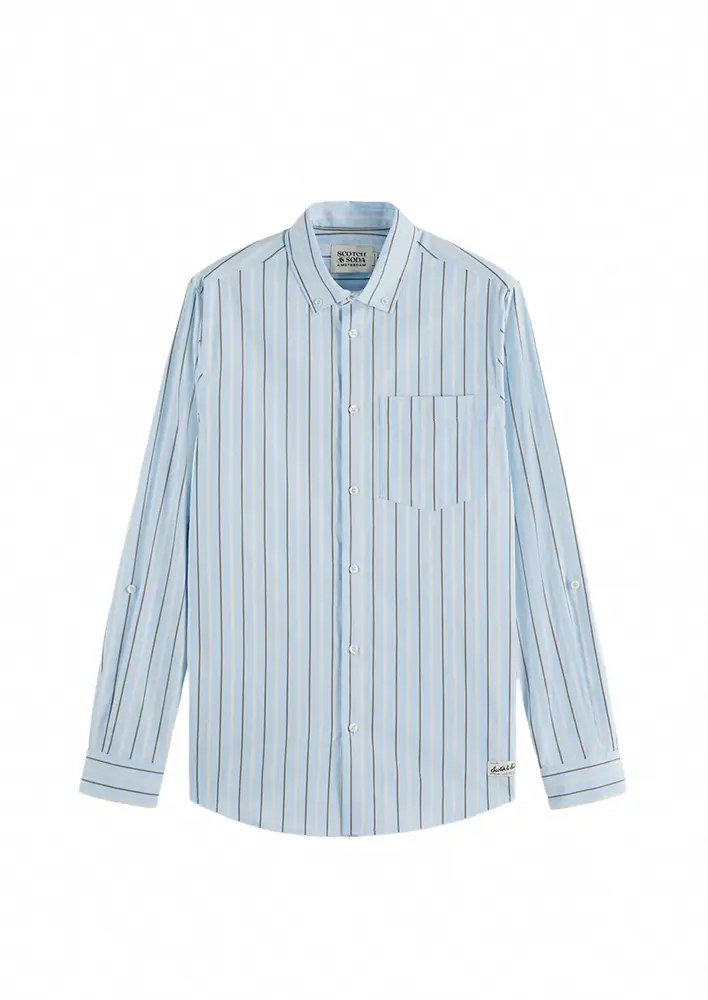 Scotch & Soda Dobby Striped Shirt