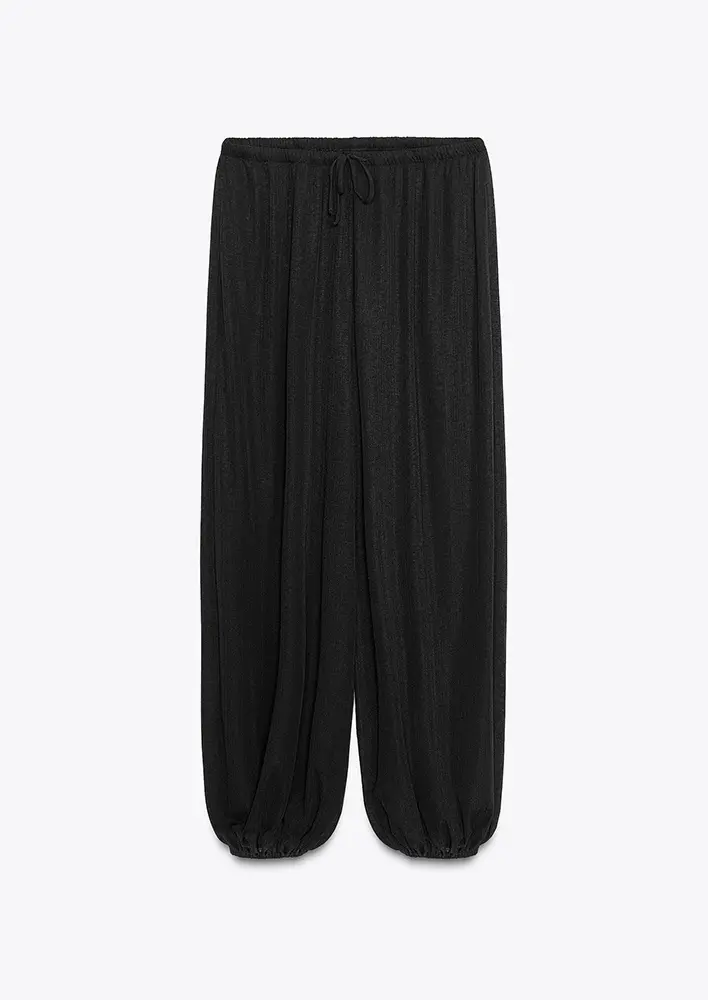 ZARA Flowing Balloon Trousers $55.95
