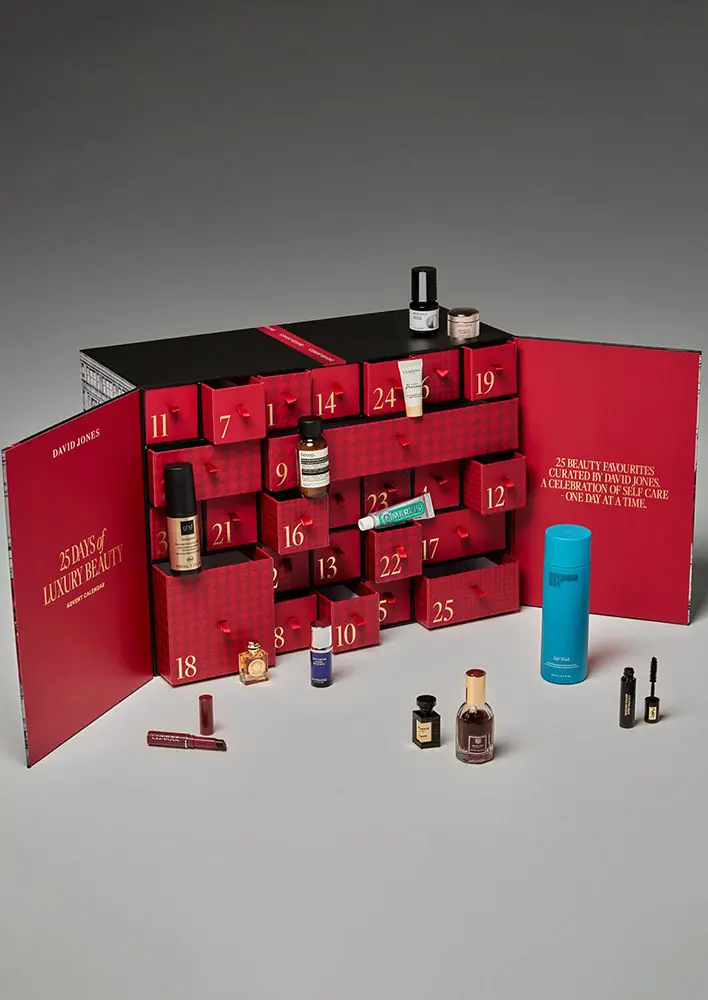 David Jones Collection 25 Days of Luxury Beauty Advent Calendar $290