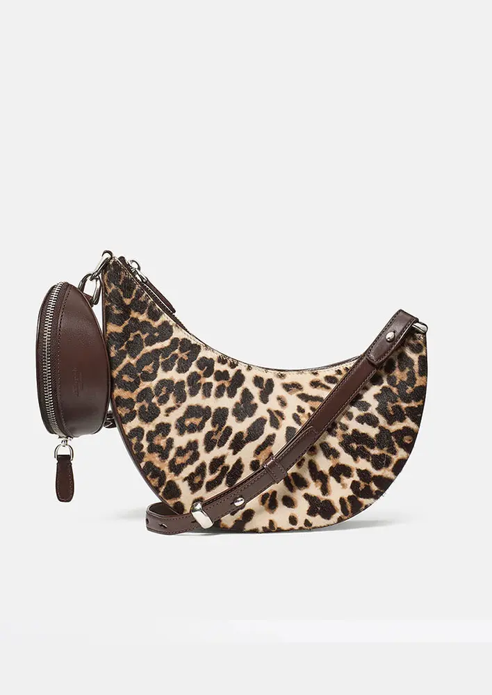Duo Leopard Haircalf Crossbody Bag $649