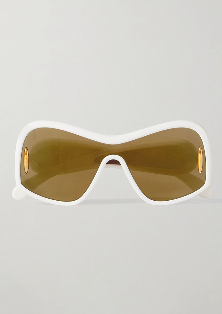 Aviator sunglasses - Net-A-Porter Loewe Eyewear Anagram Oversized D-frame Acetate Sunglasses