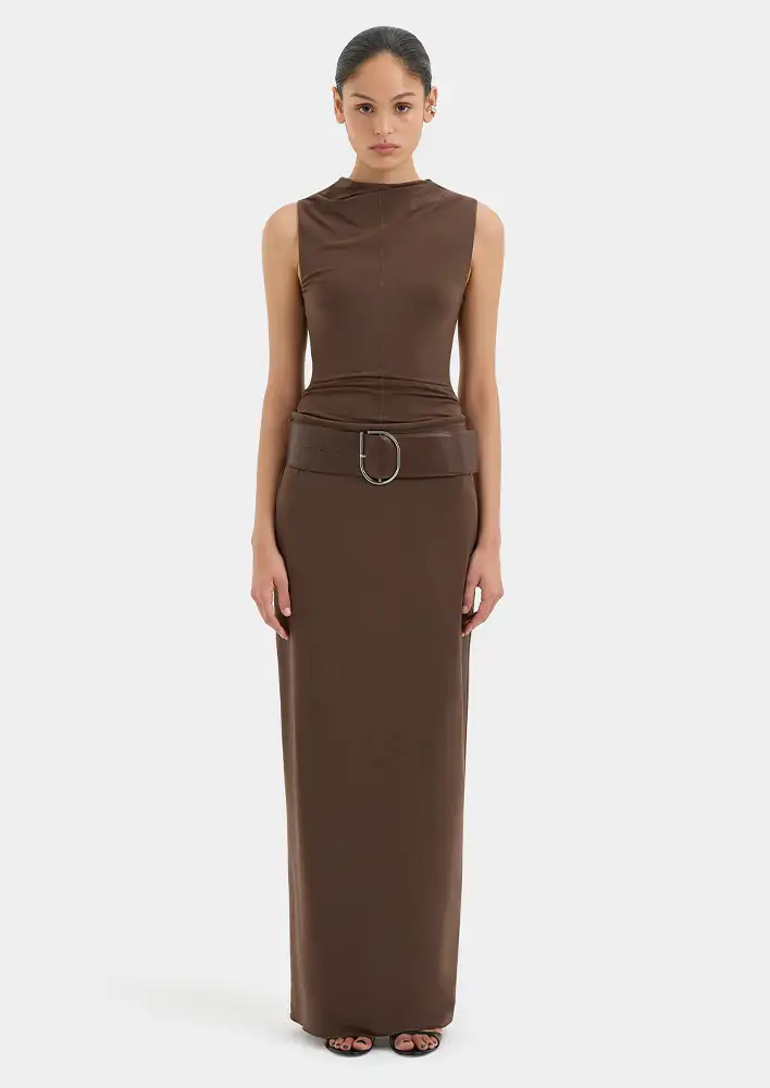 SIR. Rocco Wide Leather Belt $220