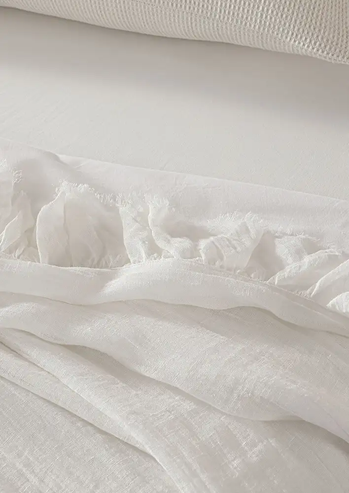 Waffle Weave Flat Sheet