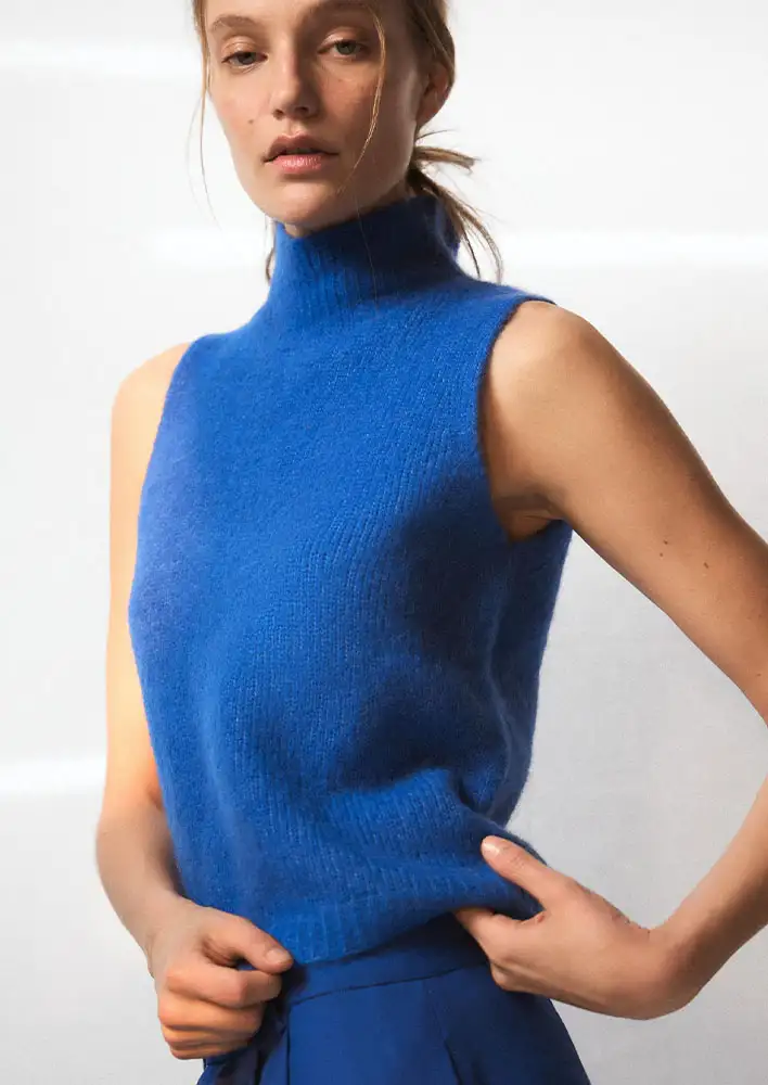 Zara Wool Blend Knit Vest $69.95