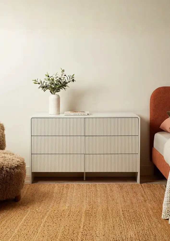 Mocka Furniture Majorca Six Drawer $499.99