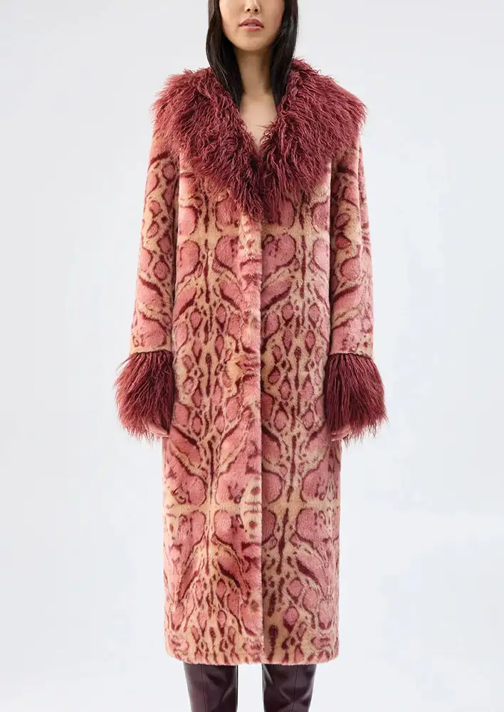 Unreal Fur Cuvée Rose Coat
