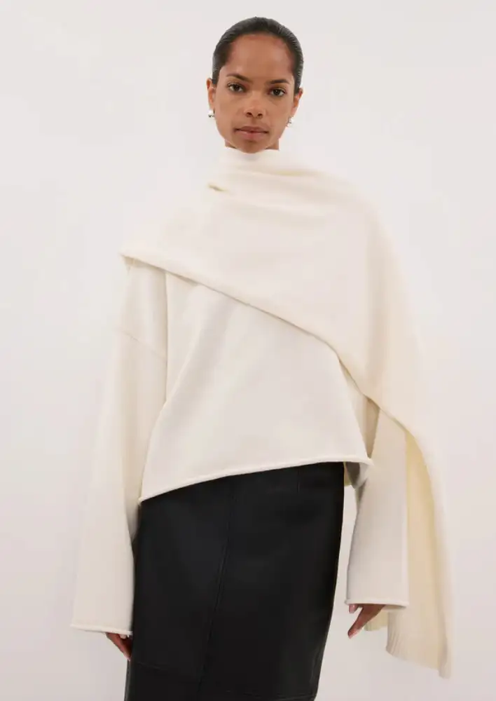 DISSH Andie Scarf Knit Sweater $299.99