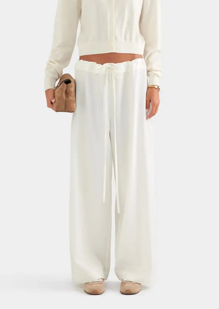 Venroy Wool Paperbag Pants $280