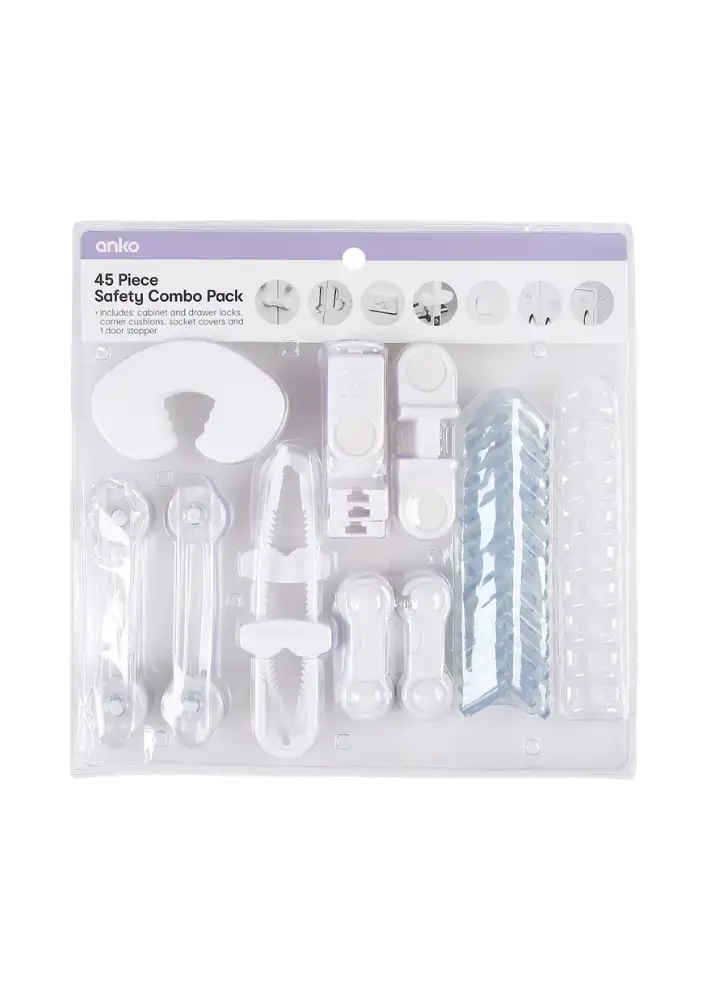 Kmart 45 Piece Safety Combo Pack $25
