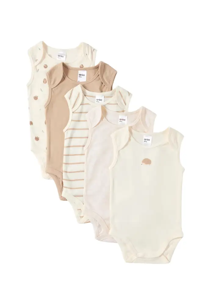 Kmart 5 Pack Sleeveless Bodysuits $16