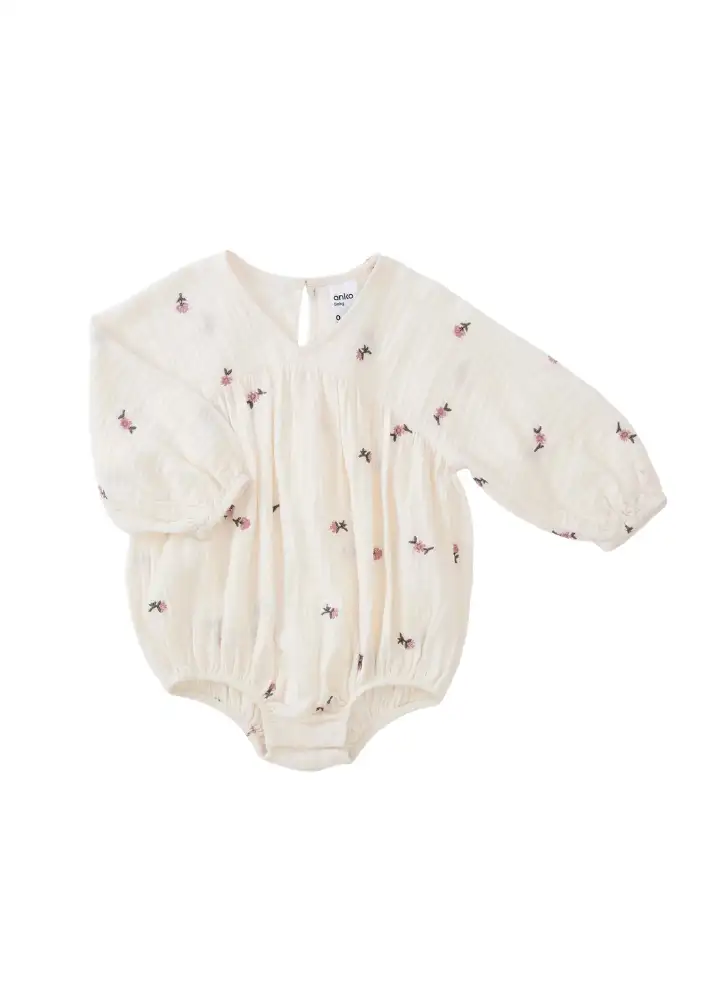Kmart Crinkle Long Sleeve Bodysuit $12