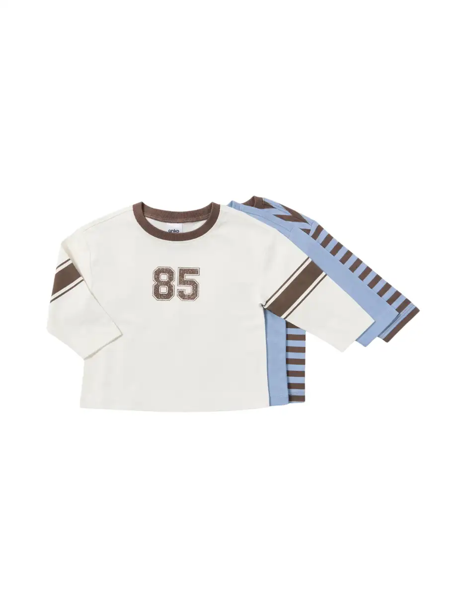 Kmart 3 Pack Cotton Long Sleeve T-shirts $12