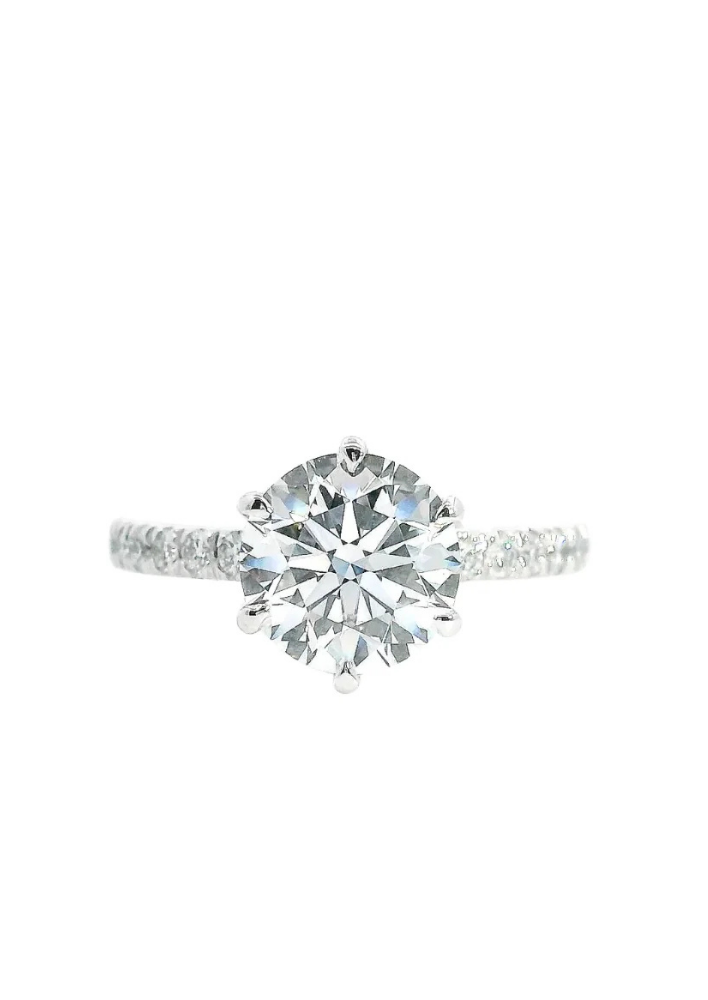 Parker Diamonds 1.94Ct Round Brilliant Lab-Grown Diamond Christina Design $5,200