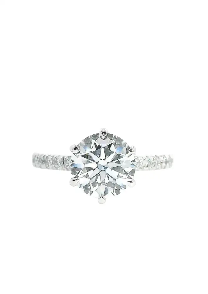 Parker Diamonds 1.94Ct Round Brilliant Lab-Grown Diamond Christina Design $5,200