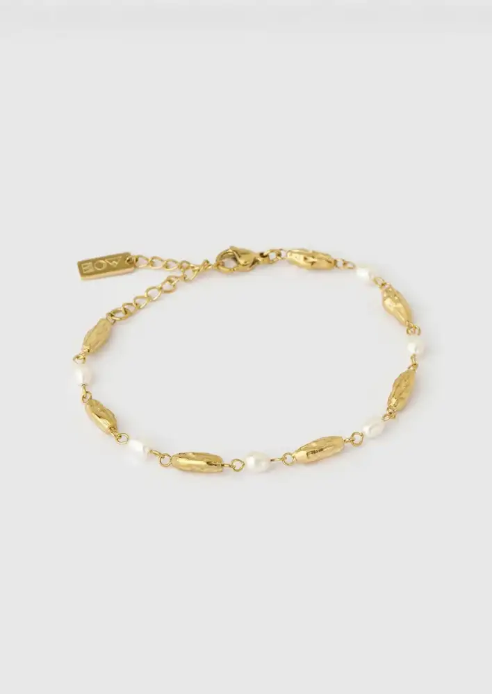 Arms Of Eve Mimi Pearl and Gold Bracelet $110