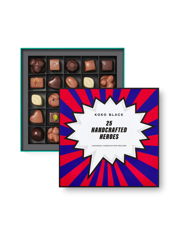 Koko Black Handcrafted Heroes Praline Gift Box 25 Piece $82.90