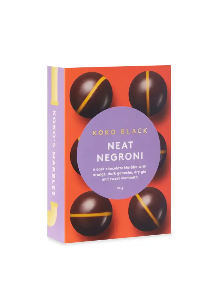 Koko Black Neat Negroni Marbles | 54g Dark Chocolate $13.90