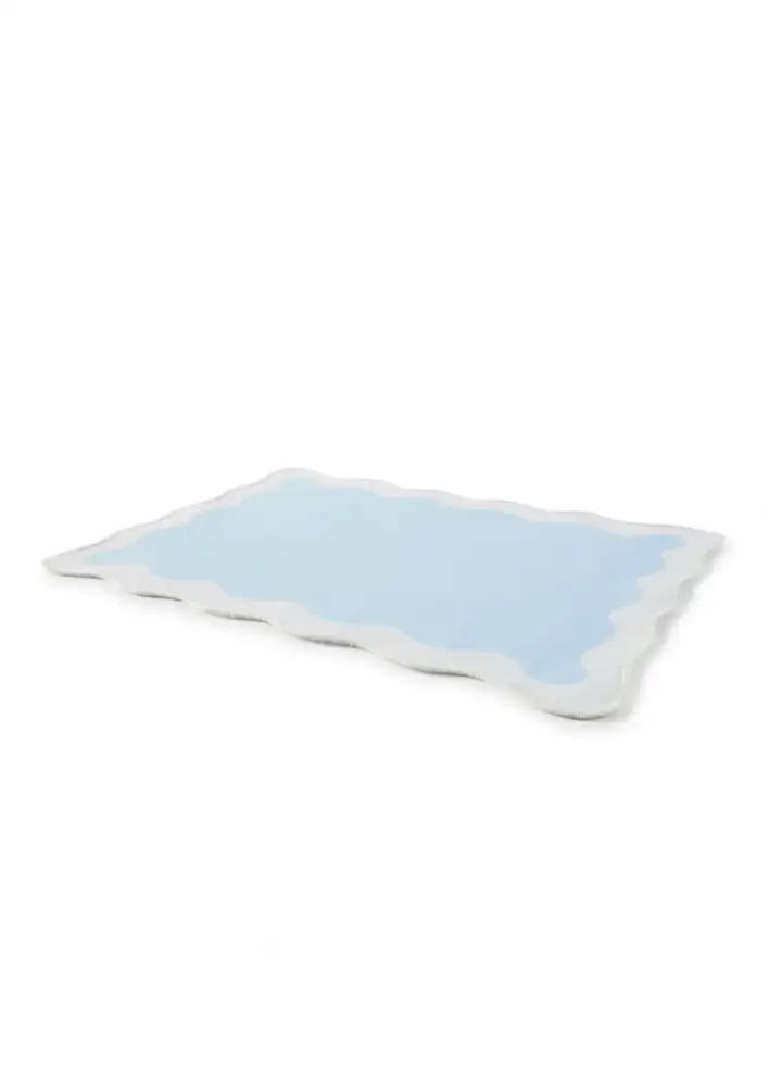 Target Anko Blue Wave Edge Placemat $3