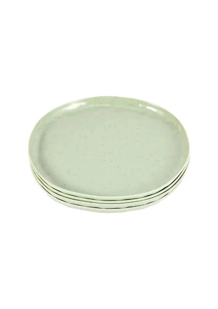 Target 4 Pack Green Glazed Look Dinner Plates $9