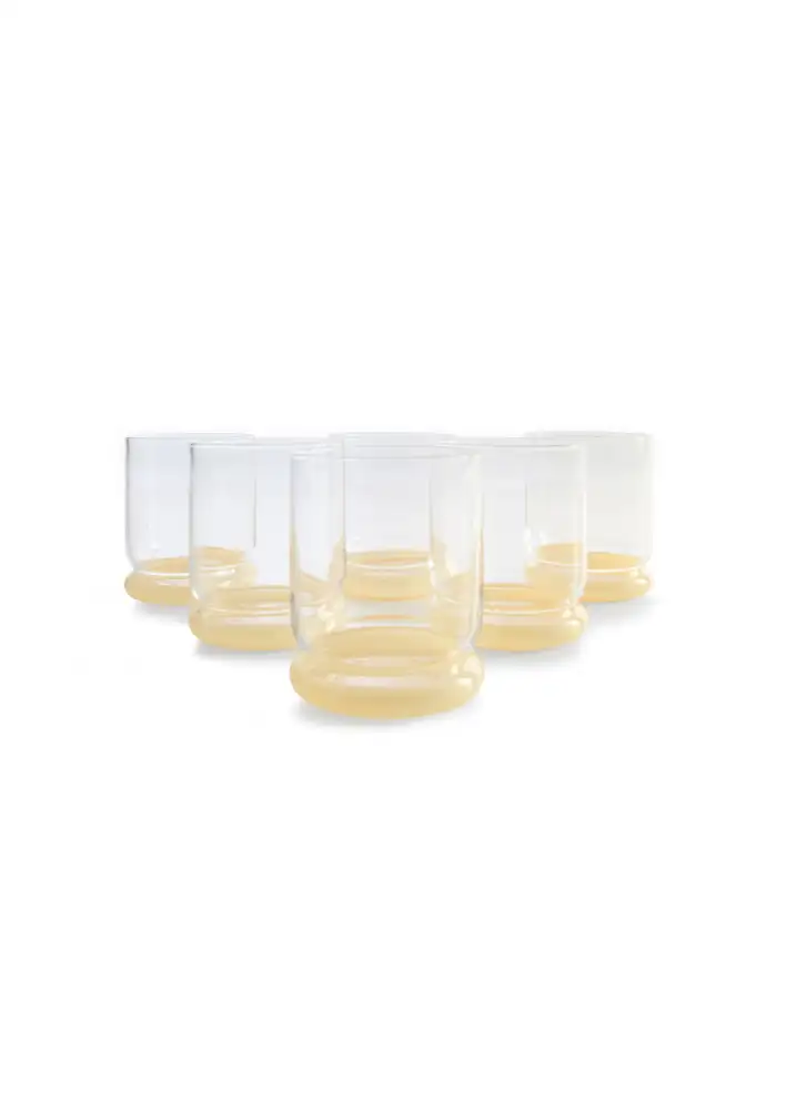Target Anko 6 Butter Bubble Tumbler Glasses $14