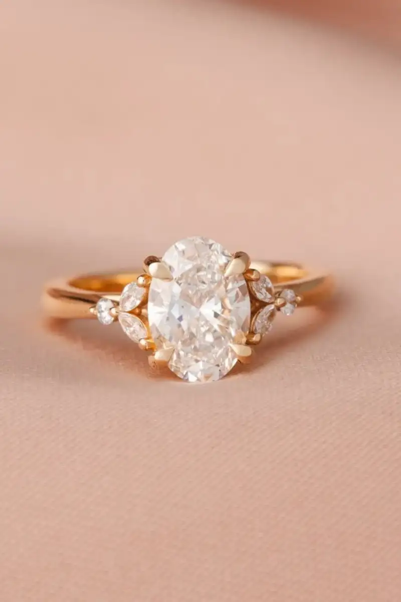 Kavalri Blair 1.09 ct Oval Brilliant Cut Diamond Engagement Ring $6,195