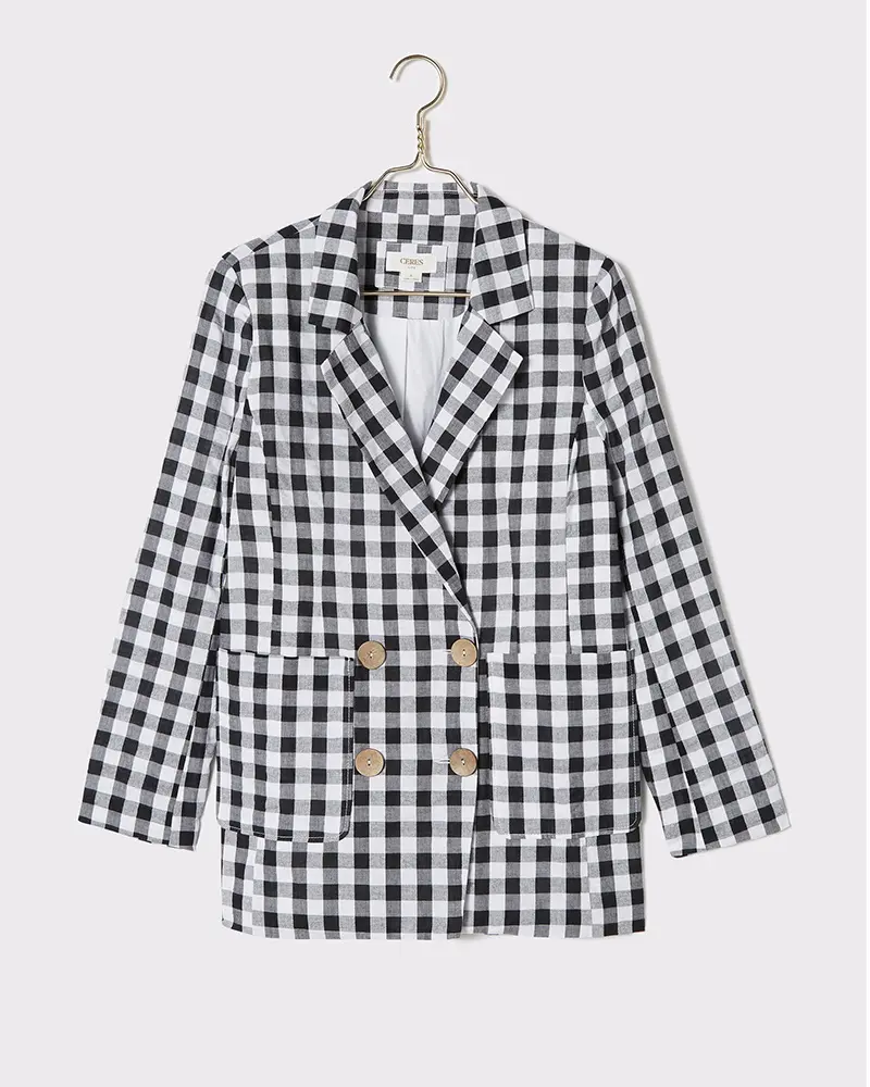 7_Ceres-Life-Gingham-Blazer-99.99