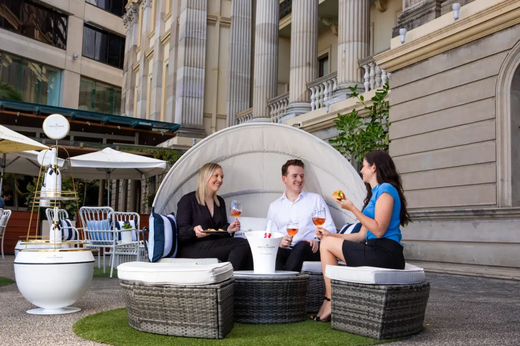 Customs House, Moët & Chandon, Brisbane bars, Pop-Up Bar, Brisbane River, Weekend drinks