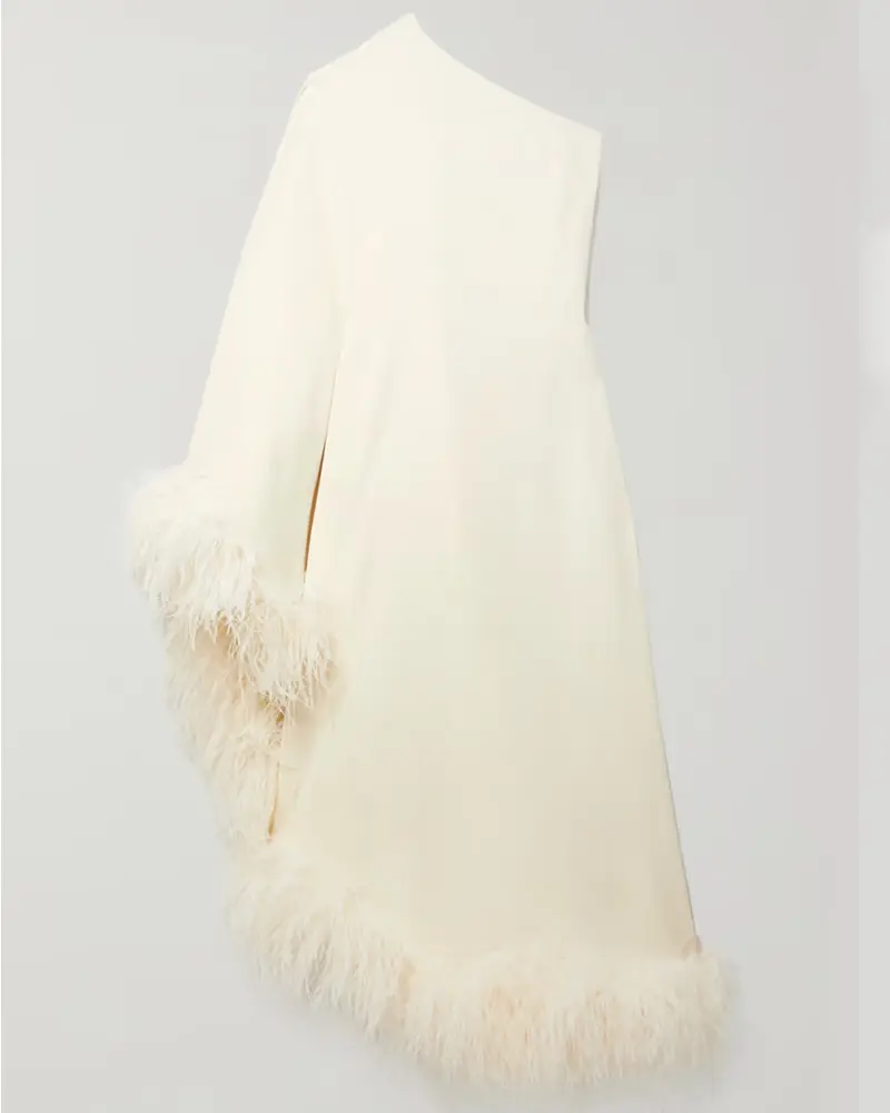 Net-A-Porter-Taller-Marmo-One-Shoulder-Feather-Trimmed-Dress_OPT