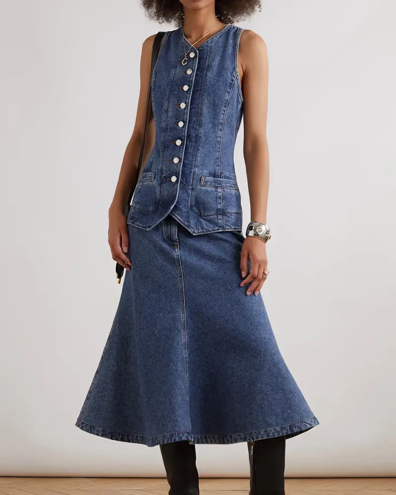 Net-A-Porter Chloé Flared Midi Dress $2,870