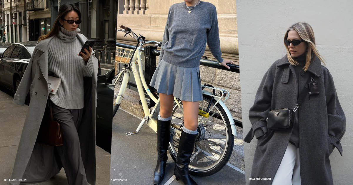 Grey Is In: How To Embrace The Latest Fashion Week Trend