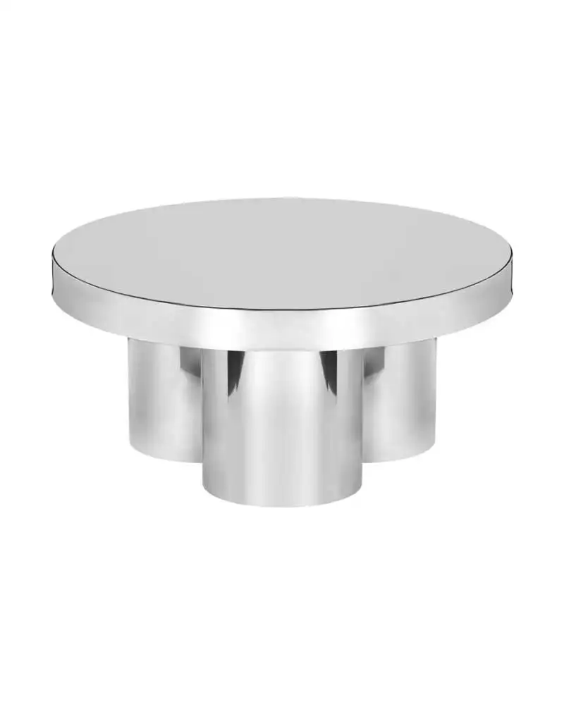 James Lane Domi stainless steel coffee table